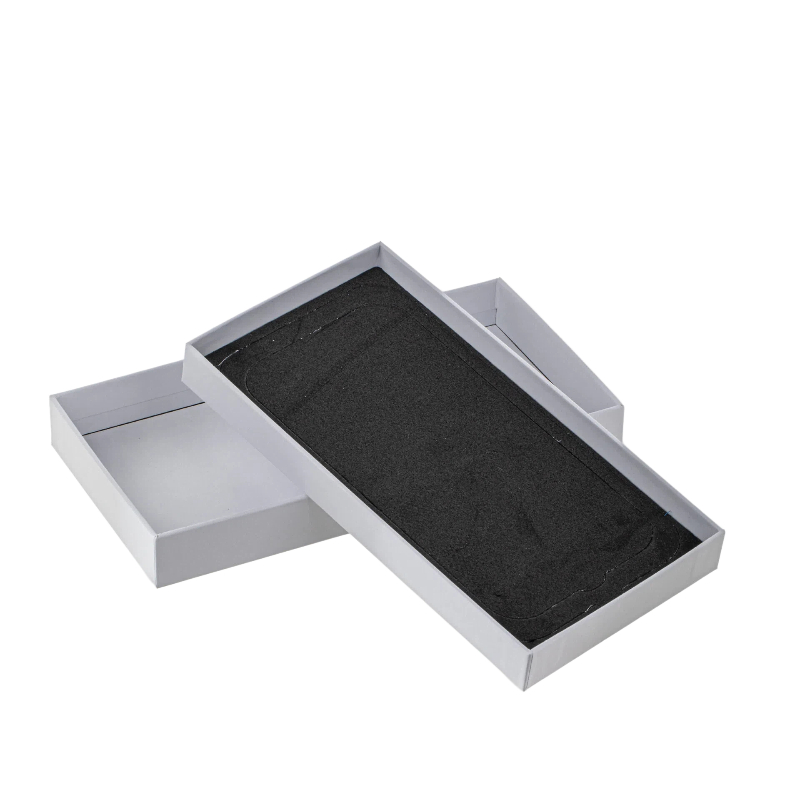 Phone Cases Recycling - ﻿ Recycelbarer Karton-Deckel und -Boden Handyhüllen-Geschenkbox