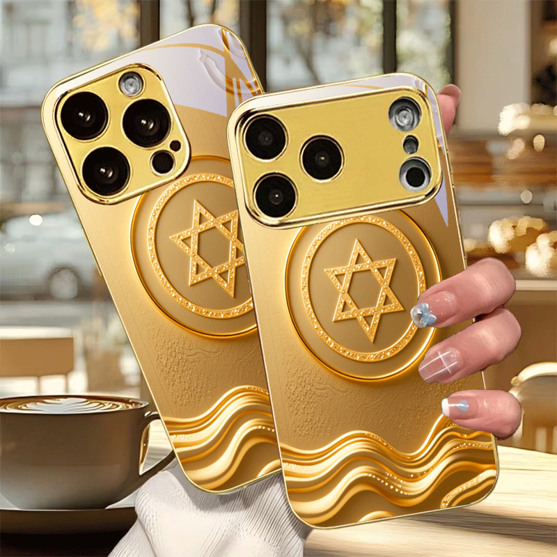 Phone Cases Luxury - Luxuriöse vergoldete Stern-Handyhülle für iPhone 13