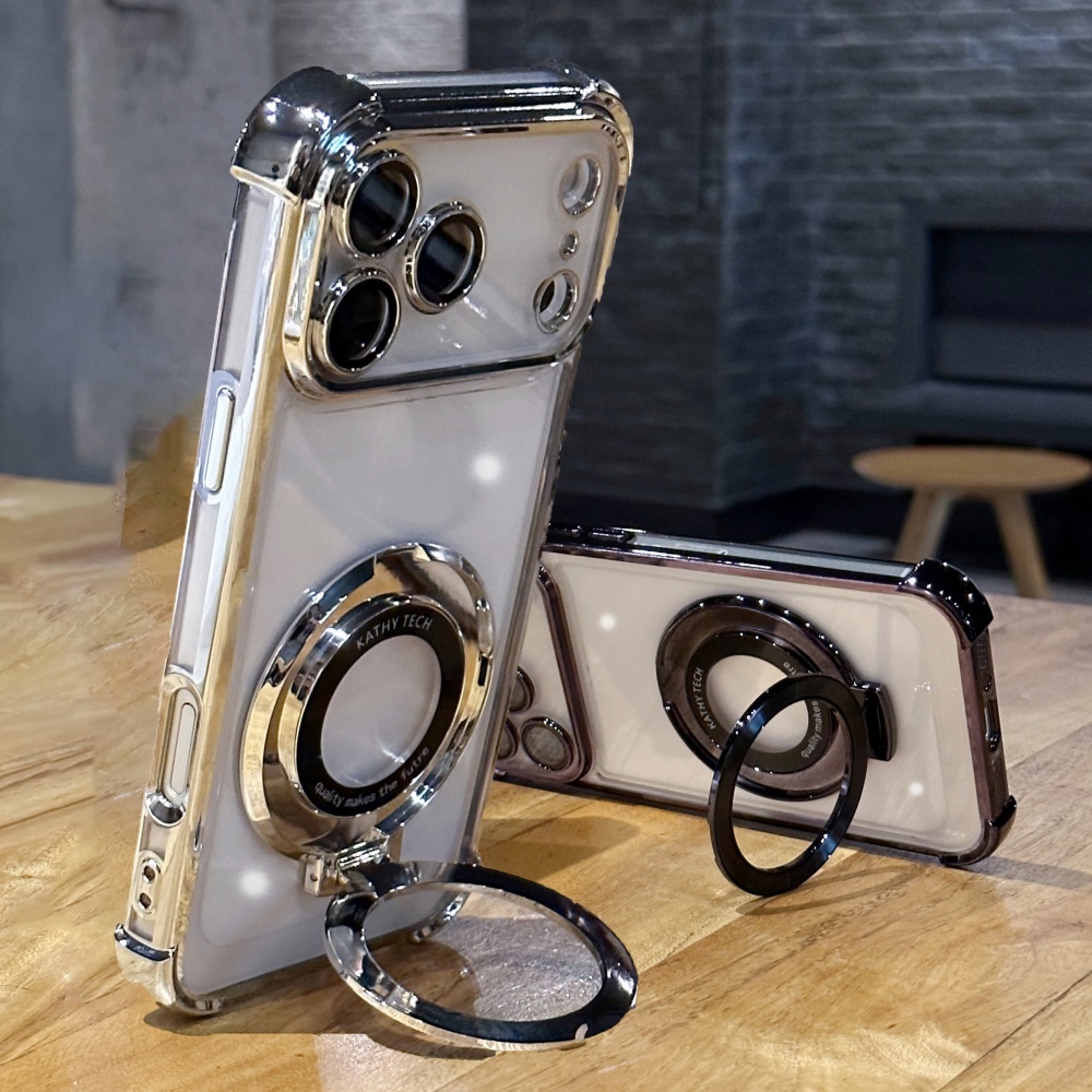 Luxury Plating Case - Luxuriöse, stoßfeste Beschichtung, helle Standhülle für