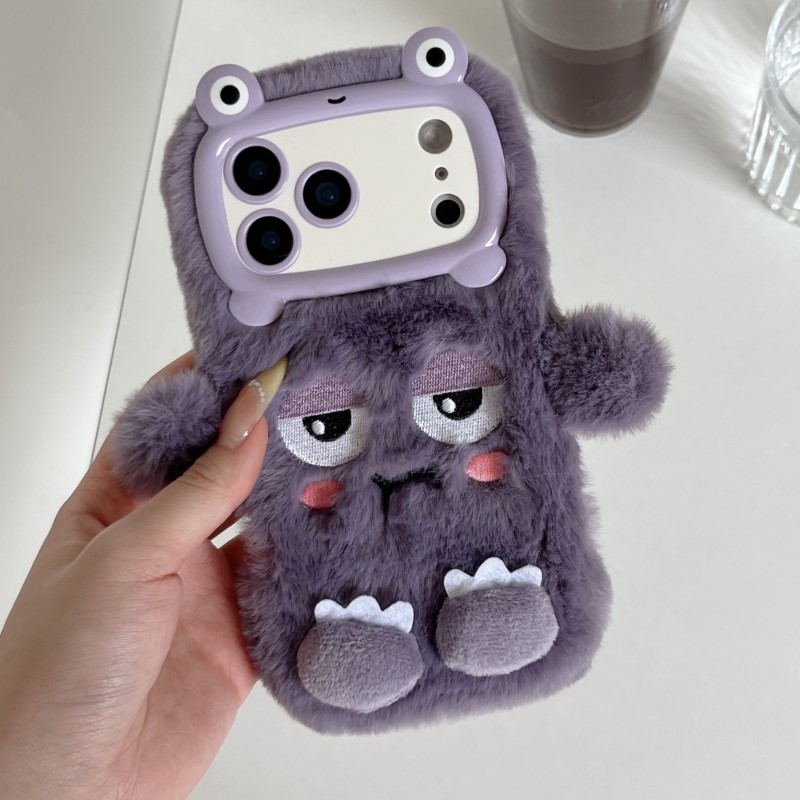 Phone Cases Iphone 15 - Niedliche Cartoon-Handyhüllen mit lustigem Schlafgesicht für