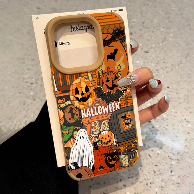 Phone Cases Mous - Halloween-Kürbis-Geister-Handyhülle für iPhone 18 17 16