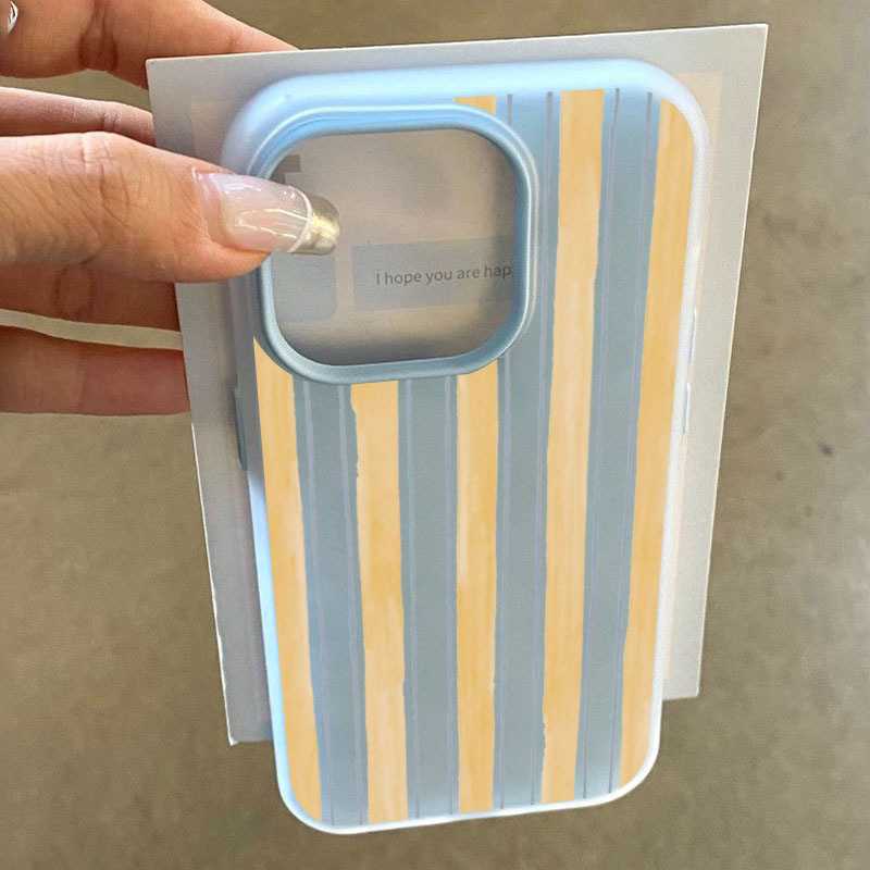 Phone Cases Yellow - Stilvolle gelb gestreifte Handyhülle für Samsung