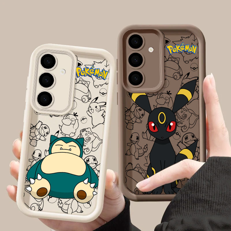 Phone Cases Samsung S23 - Snorlaxs Umbreons P-Pokemons Anime S26 Ultra