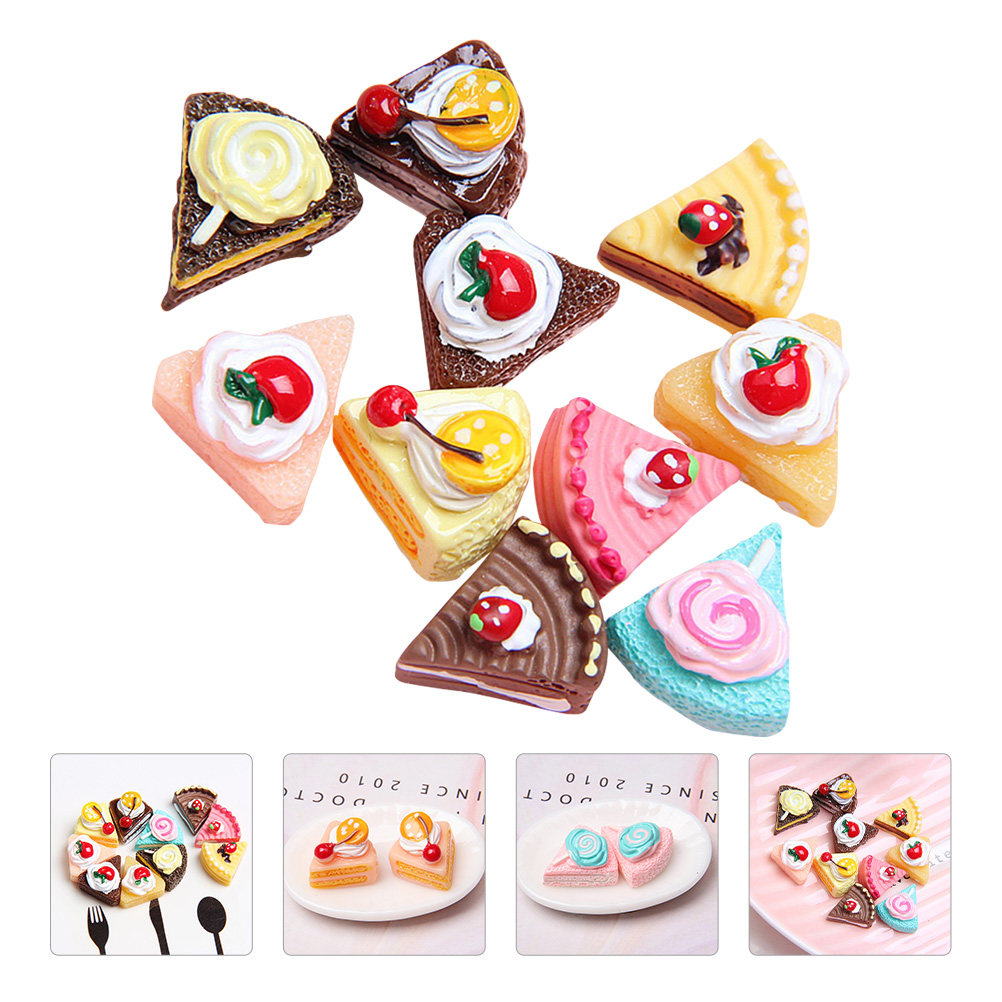 Phone Cases Europe - 20 Stück Miniatur-Kuchenanhänger für Handyhüllen, Haarbänder,