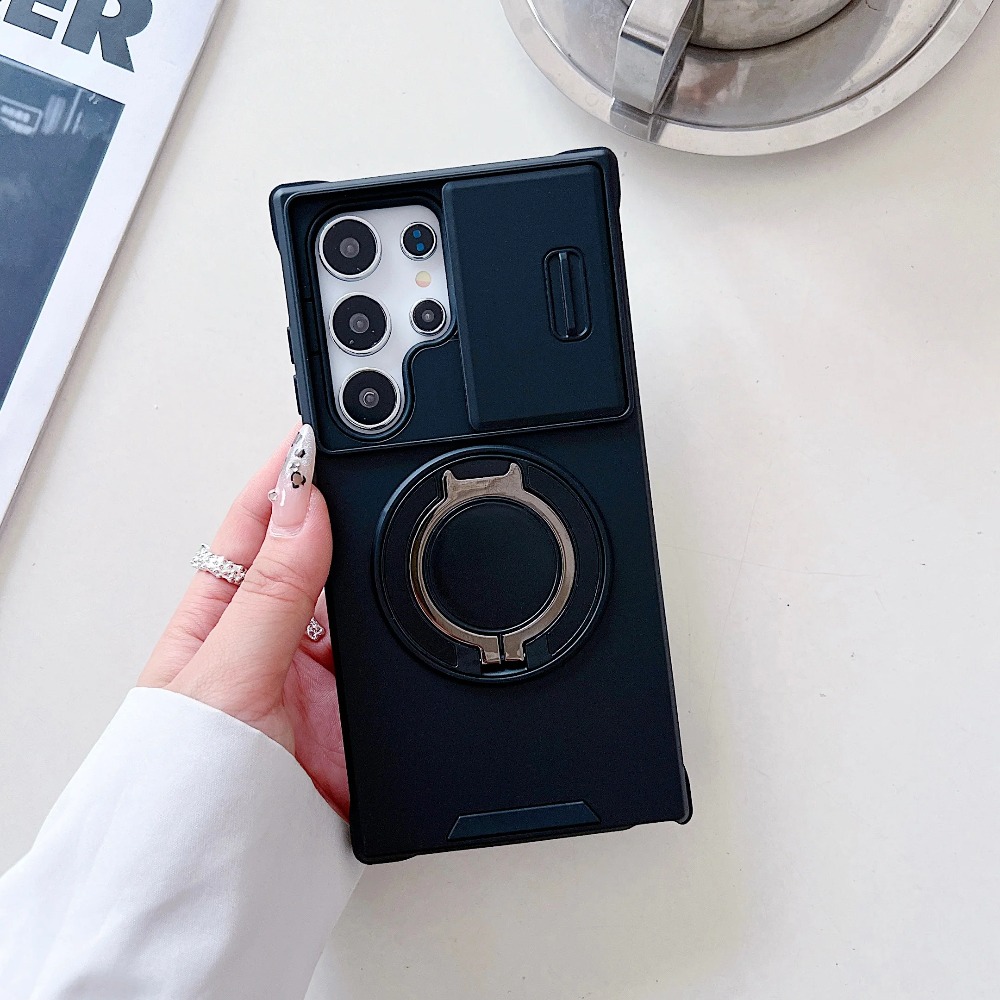 Ring Stand Case - Magnetischer Ringständer Stoßfeste Hülle für Samsung