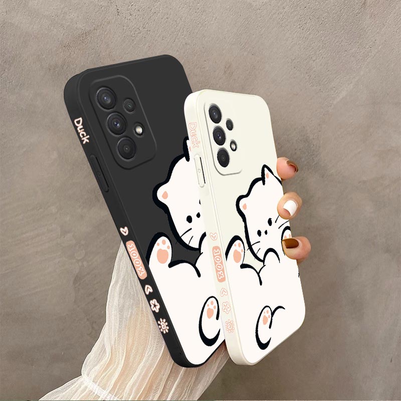 Weiße Wolke Katze Silikon Hand – Phone Cases Aviation Bewertung und Preis