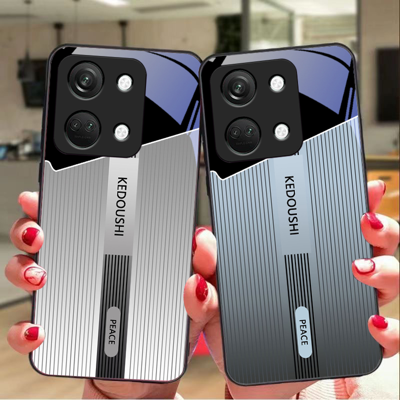 Gestreiftes Grau mit Farbverla – Gradient Color Case Bewertung und Preis