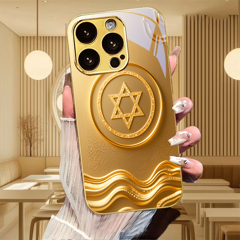Luxuriöse vergoldete Stern-Han – Phone Cases Luxury Bewertung und Preis