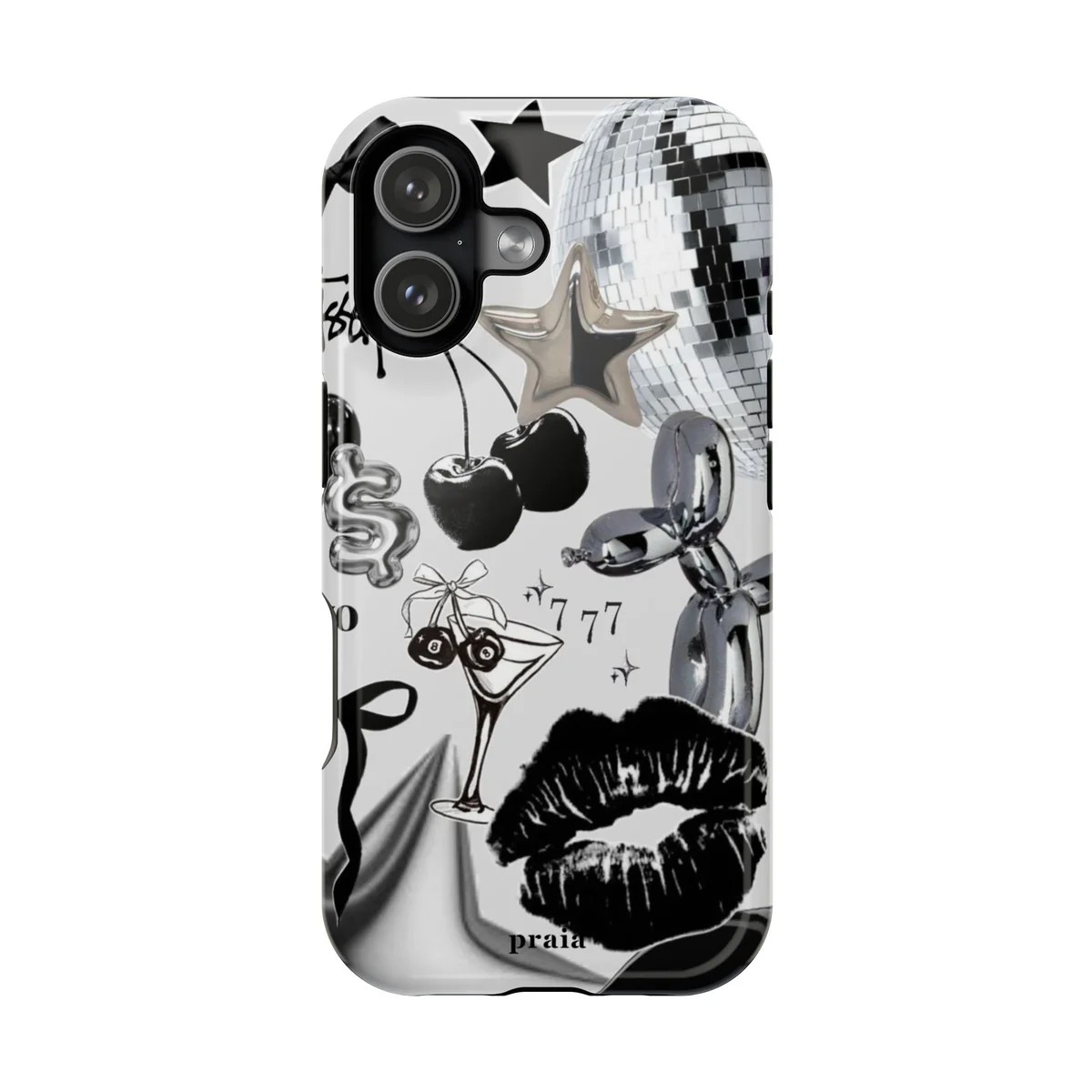 Schwarz-Weiß Leoparden-Handyhü – Phone Cases Mous Bewertung und Preis