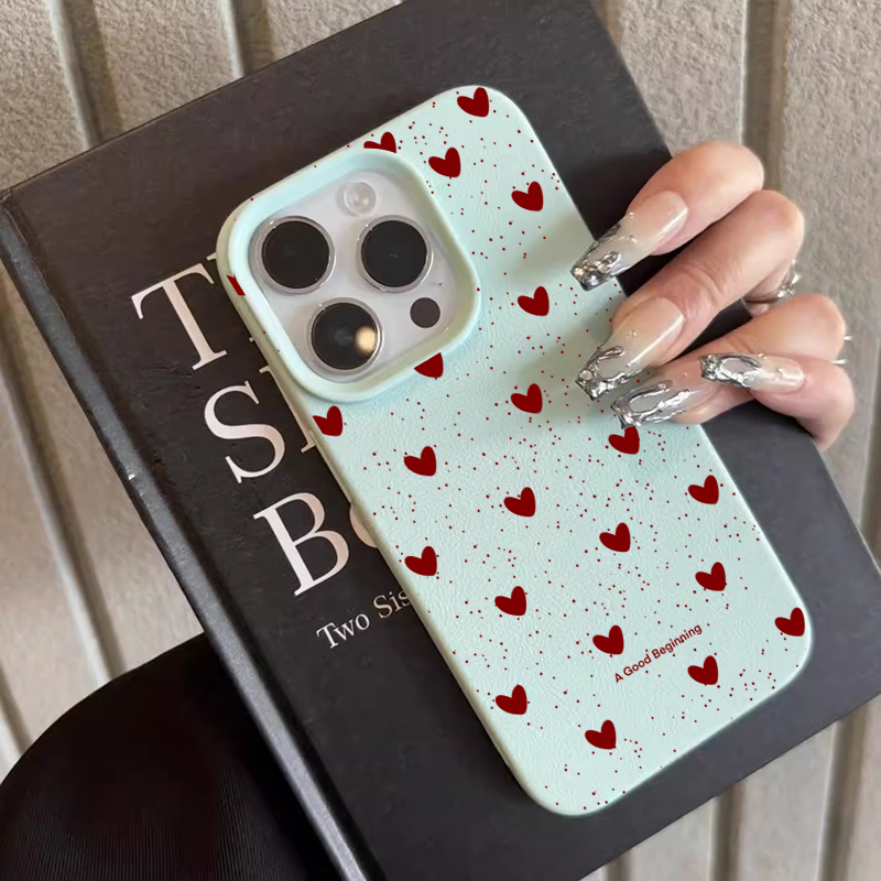 Modische INS Herz-Silikonhülle – Phone Cases Trending Bewertung und Preis