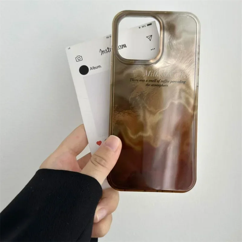 Luxuriöse Kaffeefarben-Verlauf – Gradient Color Case Bewertung und Preis
