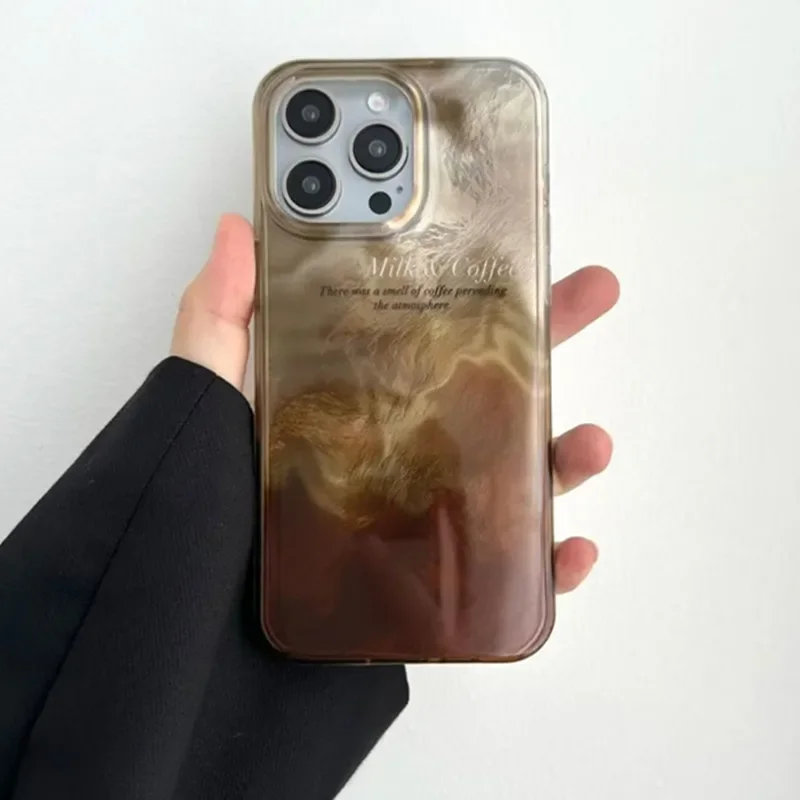 Luxuriöse Kaffeefarben-Verlauf – Gradient Color Case Bewertung und Preis