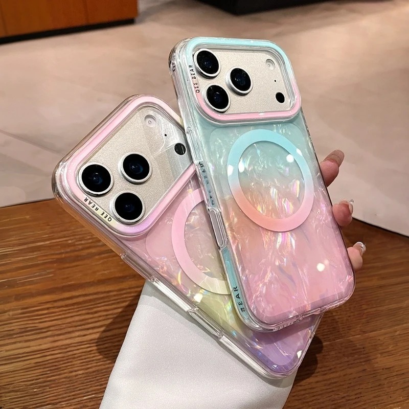 Farbverlauf Regenbogen-Muschel – Gradient Color Case Bewertung und Preis