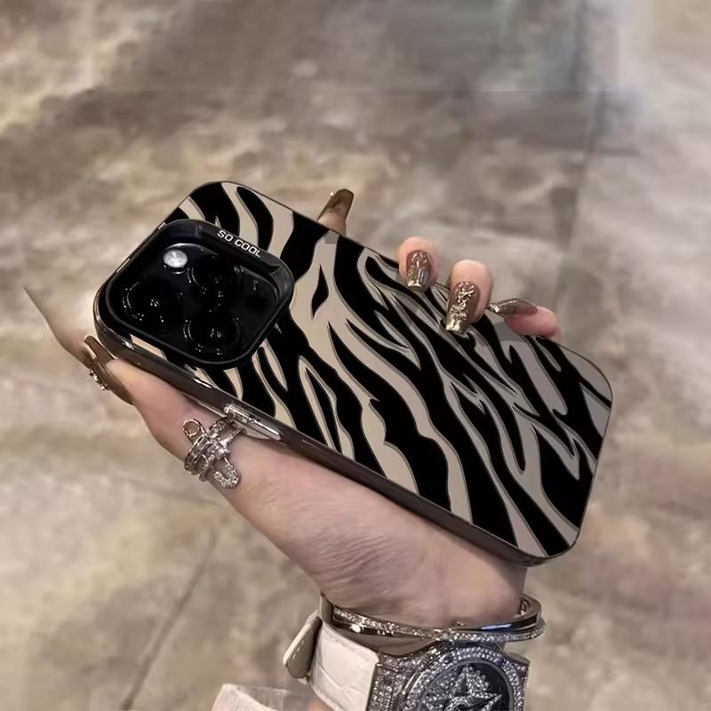 Zebra-Muster Schwarze Fortschr – Phone Cases Mous Bewertung und Preis