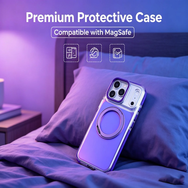 Luxuriöse Laser-Gradient-Magne – Ring Stand Case Bewertung und Preis