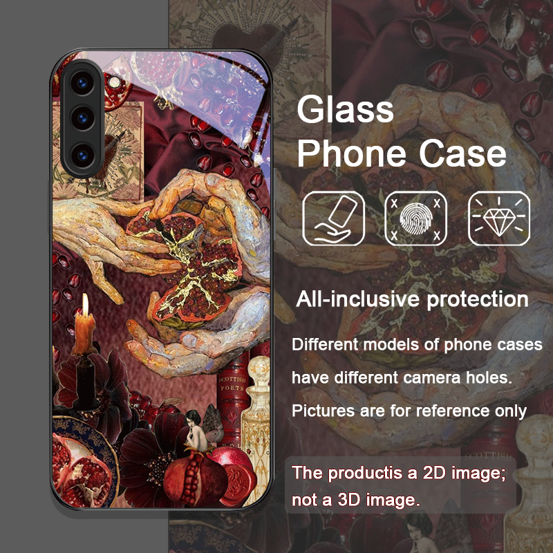 Luxuriöse Granatapfel-Blumenmu – Phone Cases Samsung S23 Bewertung und Preis