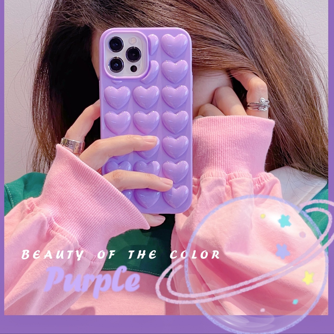 Transparente 3D-Herz-weiche TP – Phone Cases Junk Bewertung und Preis