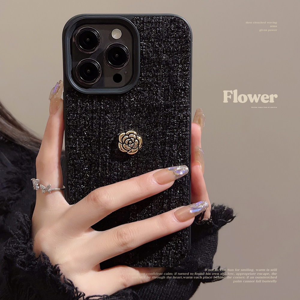 Luxuriöse 3D Goldene Kamelienb – Phone Cases Luxury Bewertung und Preis