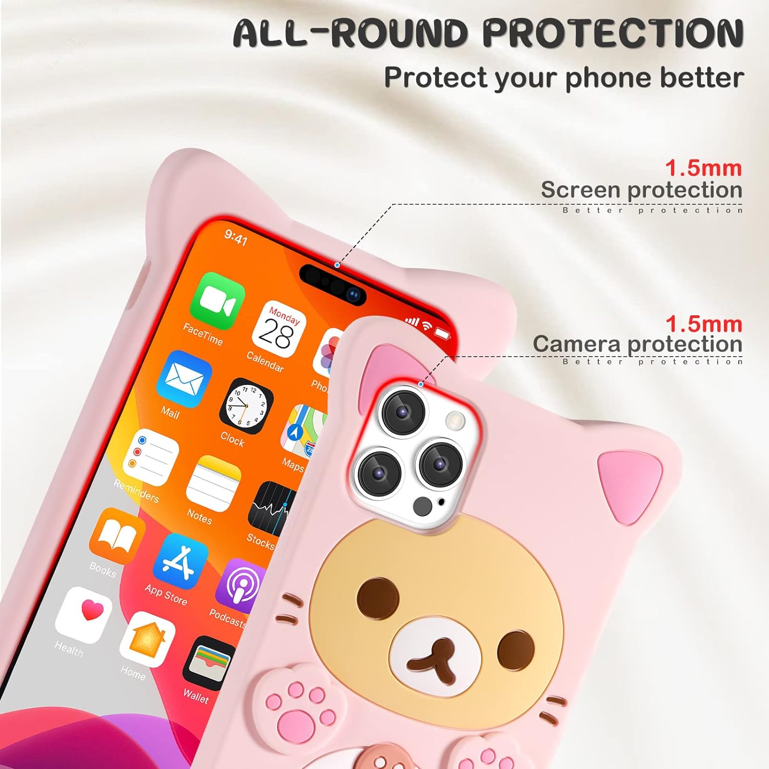Für iPhone 16 15 14 13 12 11 P – Phone Cases Junk Bewertung und Preis