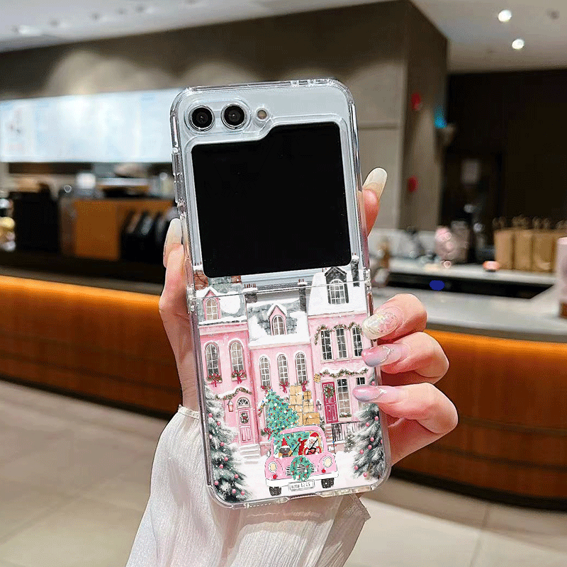 Ländliches Gebäude Schnee Land – Phone Cases Z Flip 5 Bewertung und Preis