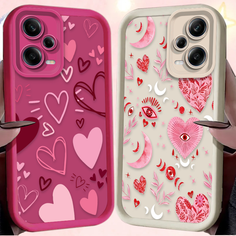 Rosa Herzförmige Handyhülle fü – Phone Cases Redmi Bewertung und Preis