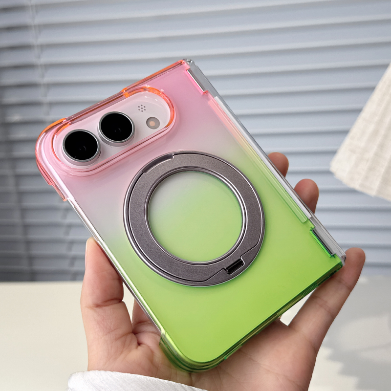 360 ° Rotierende Metallhalteru – Gradient Color Case Bewertung und Preis