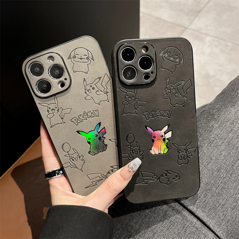 Cartoon Pikachu Kunstleder Las – Phone Cases Mous Bewertung und Preis