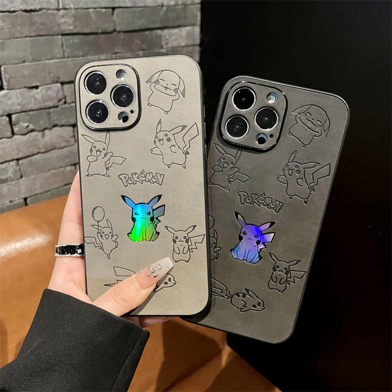 Cartoon Pikachu Kunstleder Las – Phone Cases Mous Bewertung und Preis
