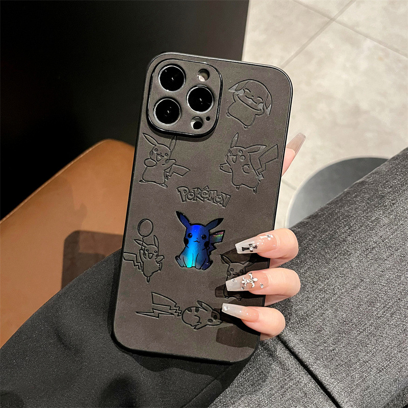Cartoon Pikachu Kunstleder Las – Phone Cases Mous Bewertung und Preis