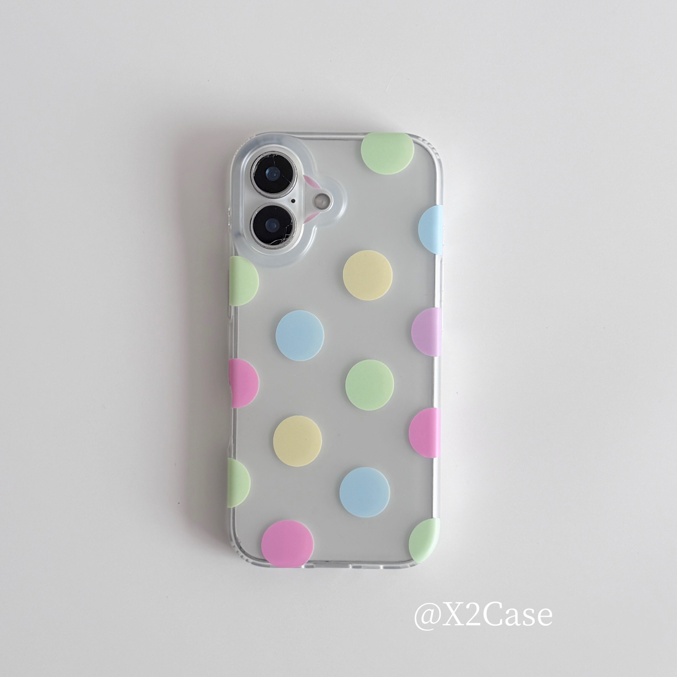 Korea Ins Bunte Polka Dots Mat – Phone Cases Iphone 15 Bewertung und Preis