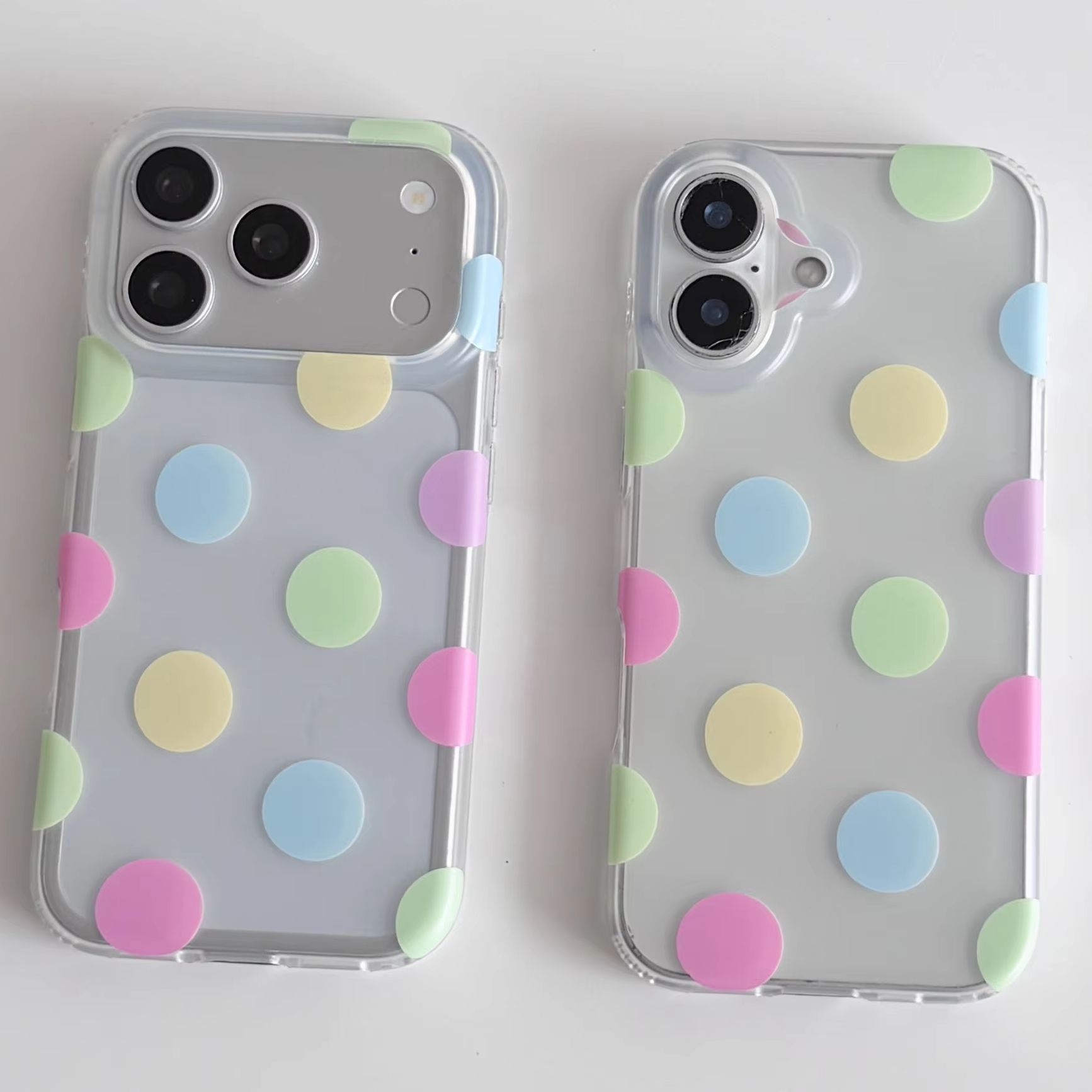 Korea Ins Bunte Polka Dots Mat – Phone Cases Iphone 15 Bewertung und Preis