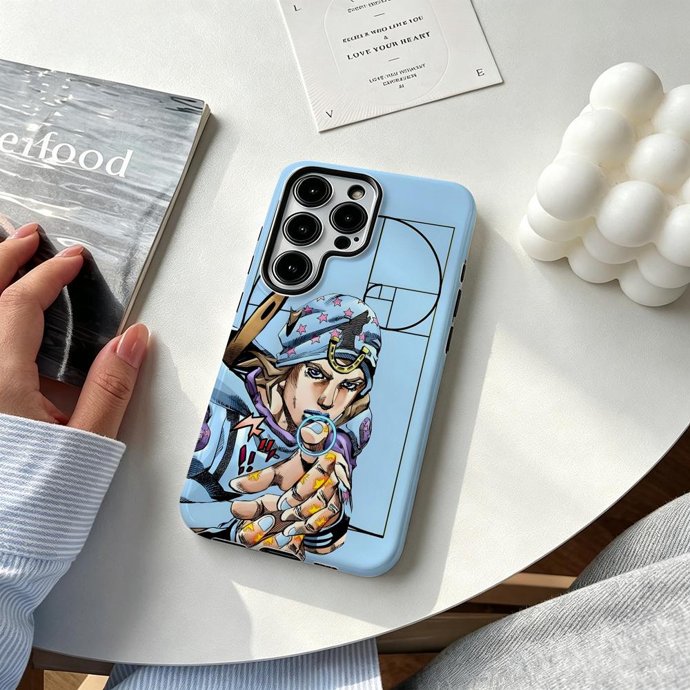 Coole Anime J-JOJO Steel Ball  – Phone Cases Samsung S23 Bewertung und Preis