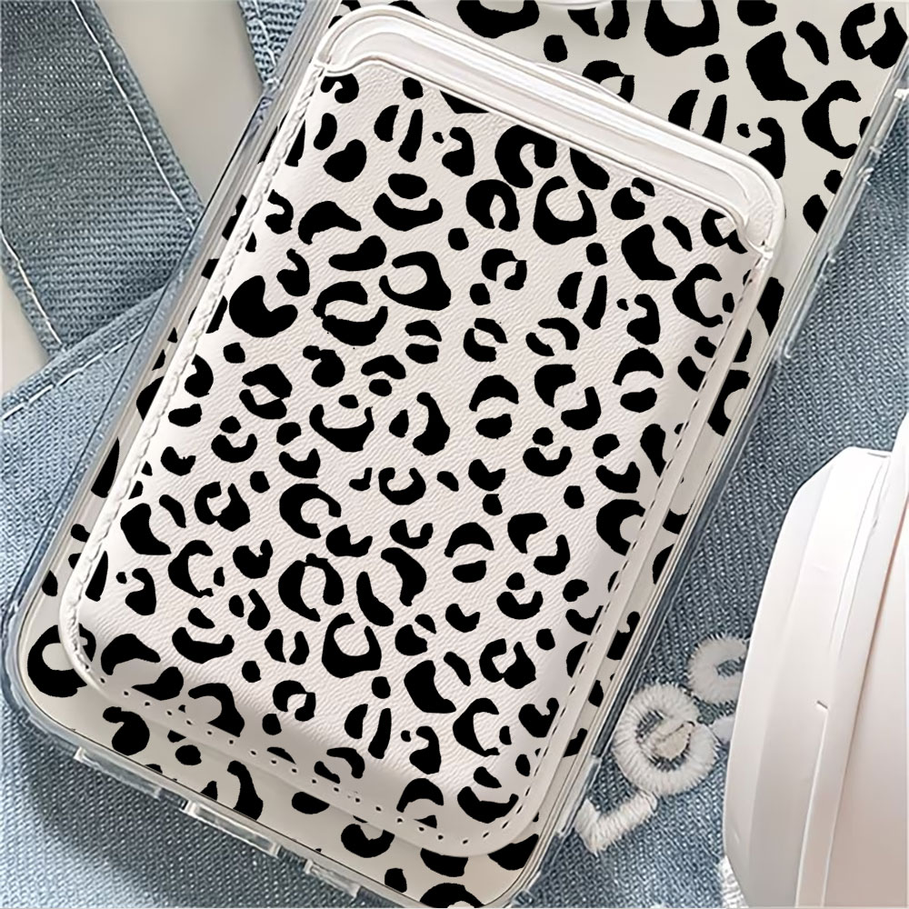 Schwarzes Leopardenmuster für  – Phone Cases That Hold Cards Bewertung und Preis
