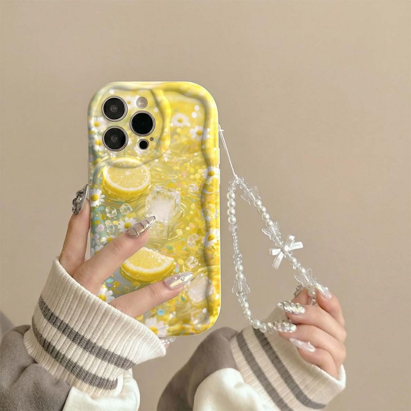 Gelbe Zitronenblüten-Eis-Muste – Phone Cases Yellow Bewertung und Preis