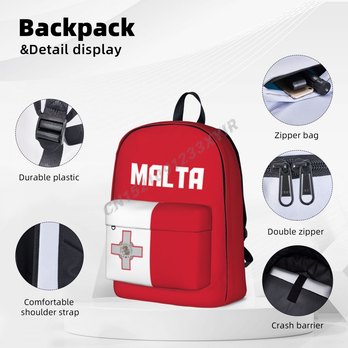 Unisex Rucksack Malta Flagge M – Phone Cases Malta Bewertung und Preis