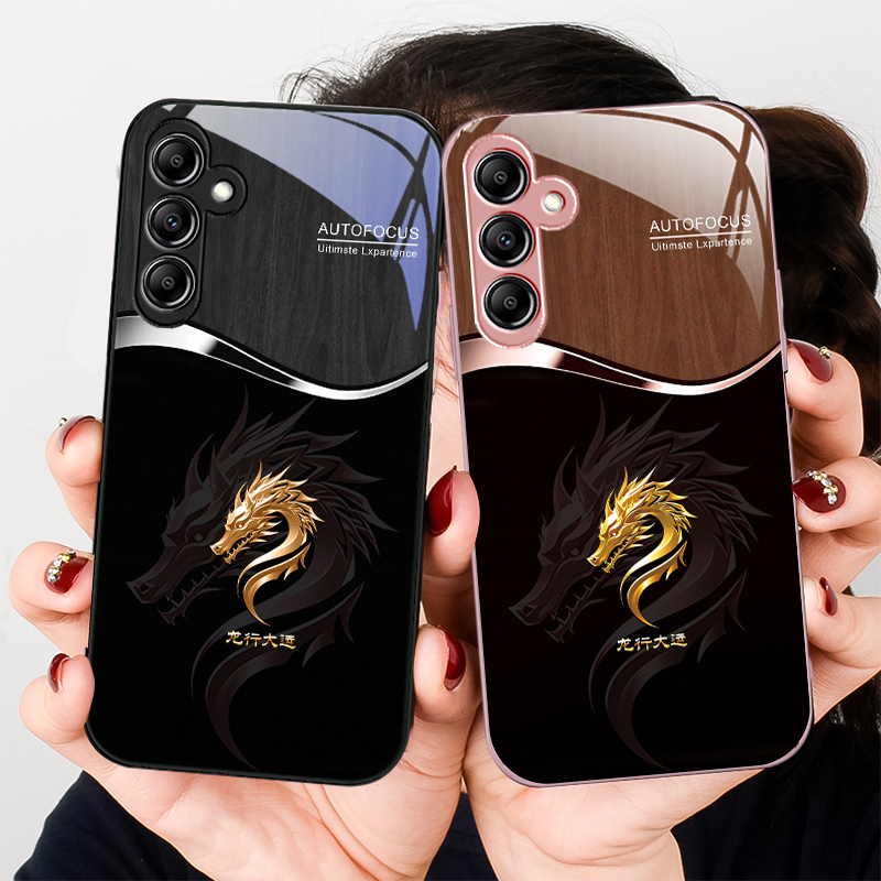 Goldener Drache mit Farbverlau – Gradient Color Case Bewertung und Preis