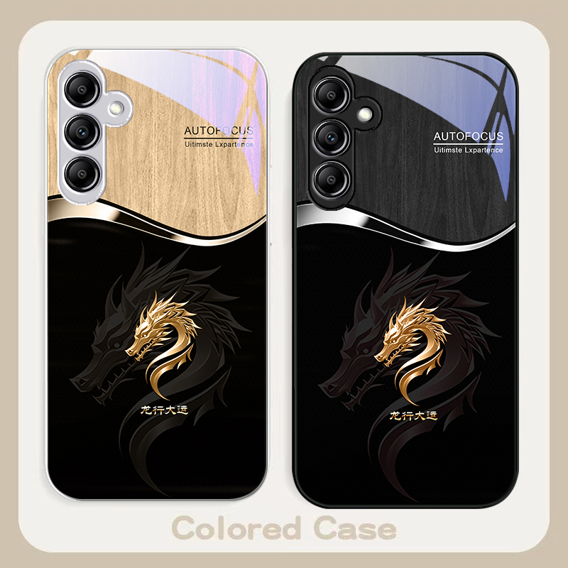 Goldener Drache mit Farbverlau – Gradient Color Case Bewertung und Preis