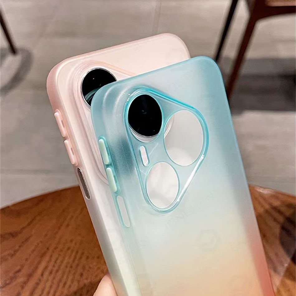 Einfache matte TPU-Handyhülle  – Gradient Color Case Bewertung und Preis